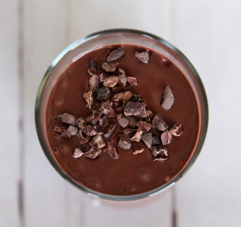 Acai Powder Chocolate Mousse