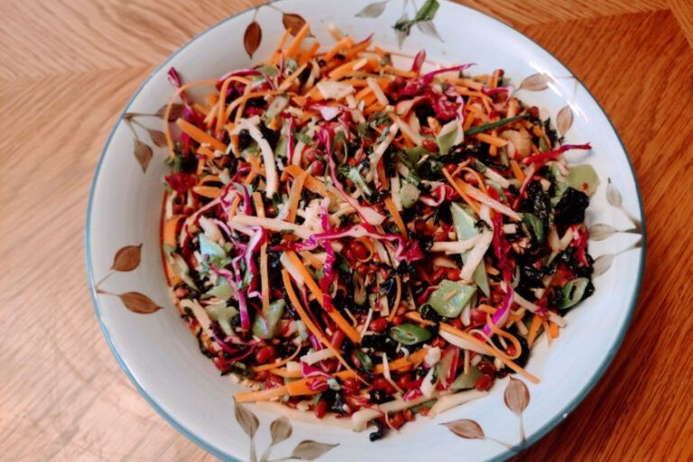 Adzuki Bean Salad with Sesame Dressing