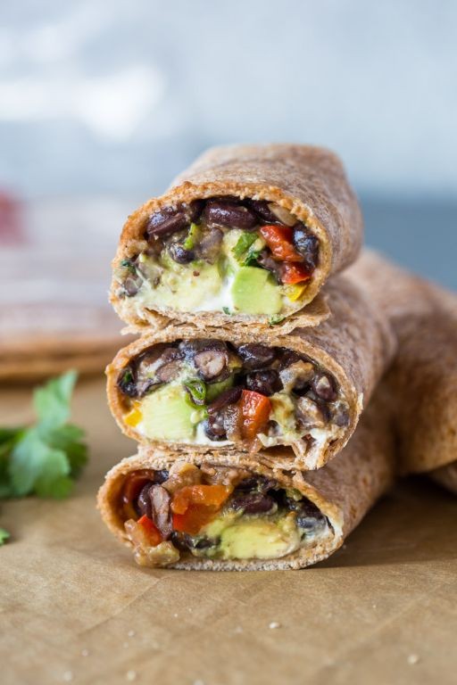 Adzuki Bean and Avocado Wrap