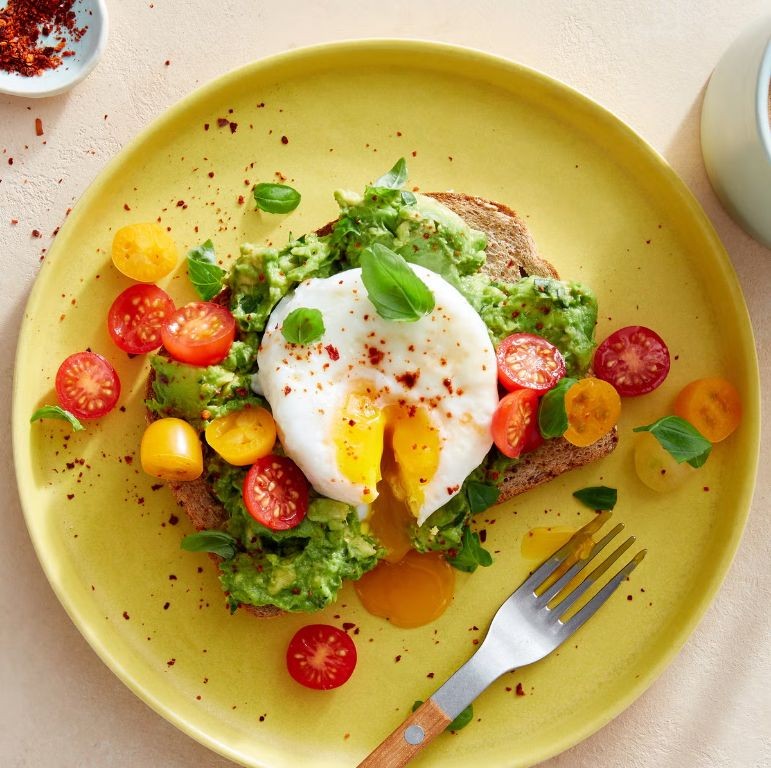 Air Fryer Avocado Toast with Egg