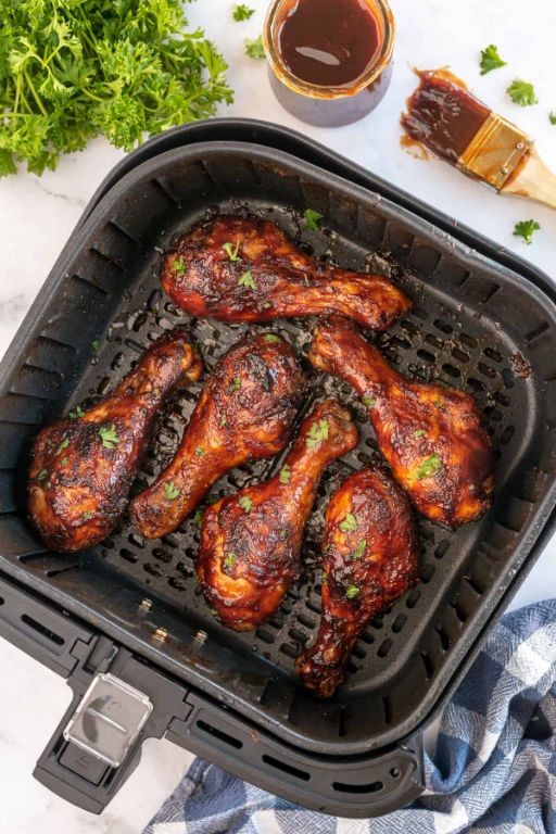 Air Fryer BBQ Chicken Drumsticks