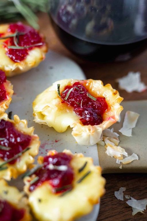 Air Fryer Cranberry Brie Bites
