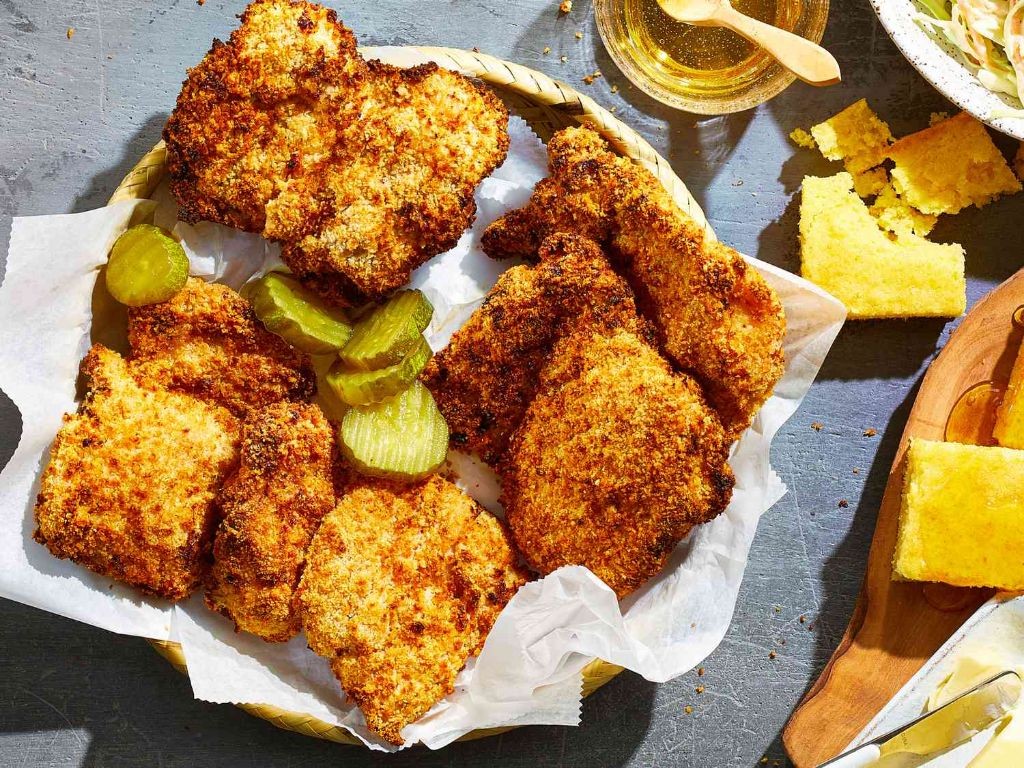 Air Fryer Crispy Buttermilk Fried Chicken