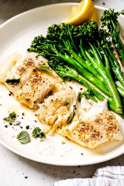 Air Fryer Garlic Butter Haddock