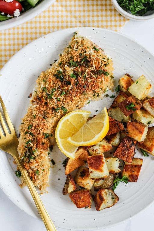 Air Fryer Herb-Crusted Haddock