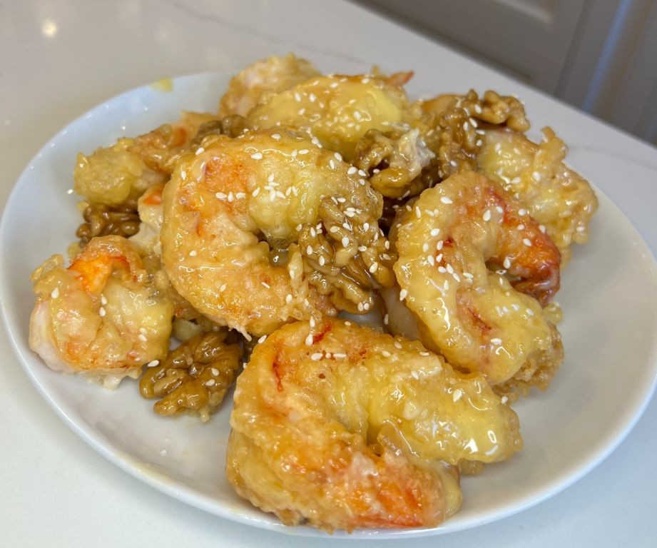 Air Fryer Honey Walnut Shrimp