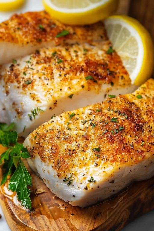 Air Fryer Lemon Herb Haddock