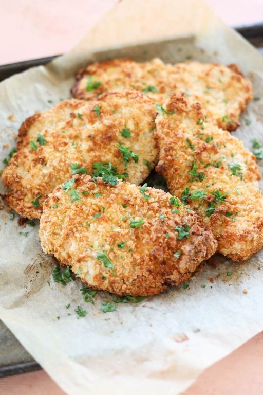 Air Fryer Panko-Crusted Chicken Cutlets