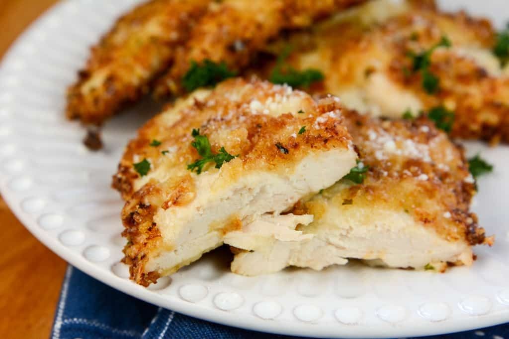 Air Fryer Parmesan Crusted Chicken