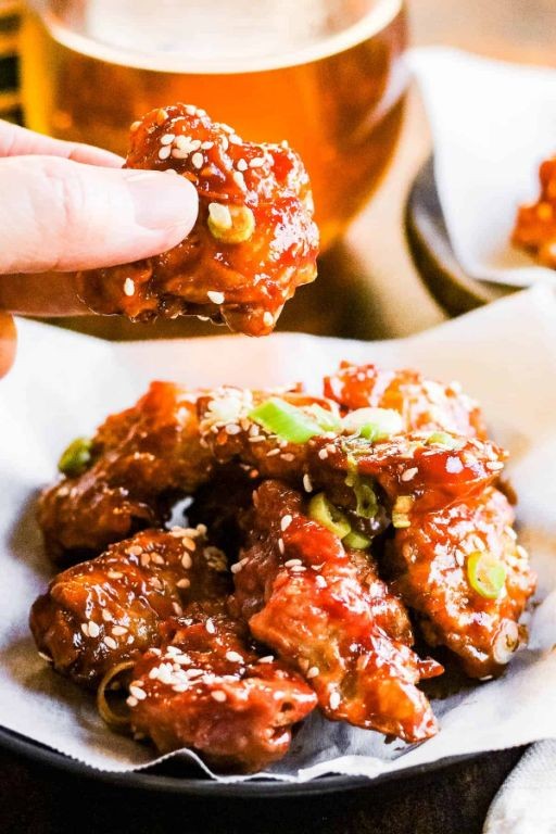 Air Fryer Spicy Korean Fried Chicken