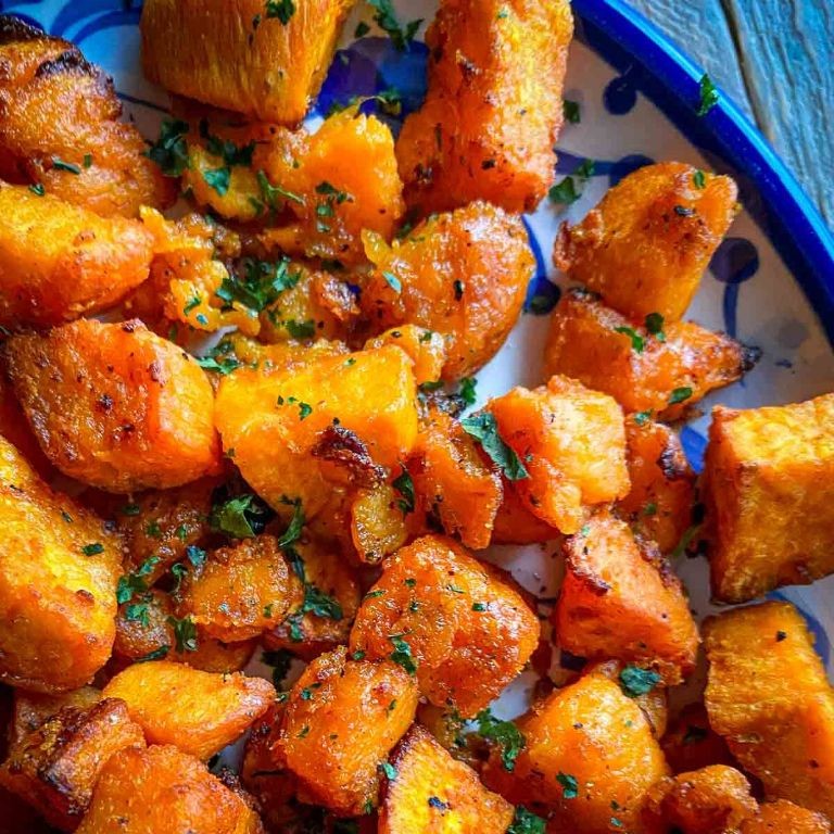 Air Fryer Sweet Potato Casserole Bites