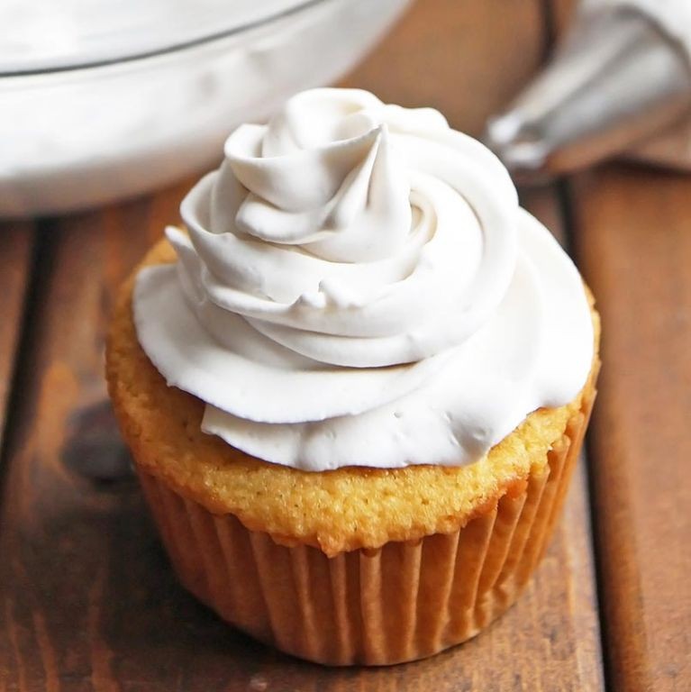 Airy Whipped Vanilla Coconut Cream Frosting