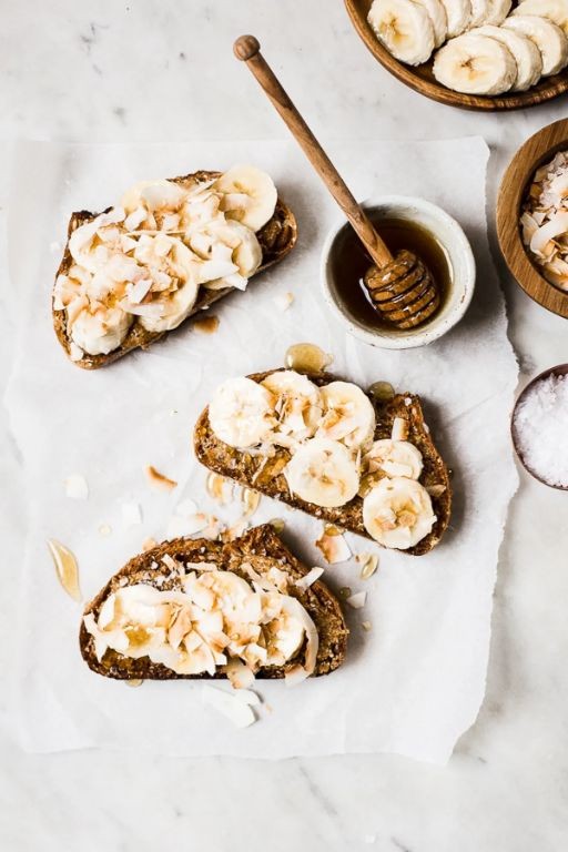 Almond Butter and Banana Toast