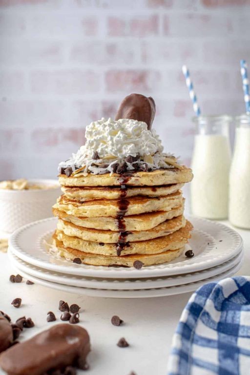 Almond Joy Bisquick Pancakes