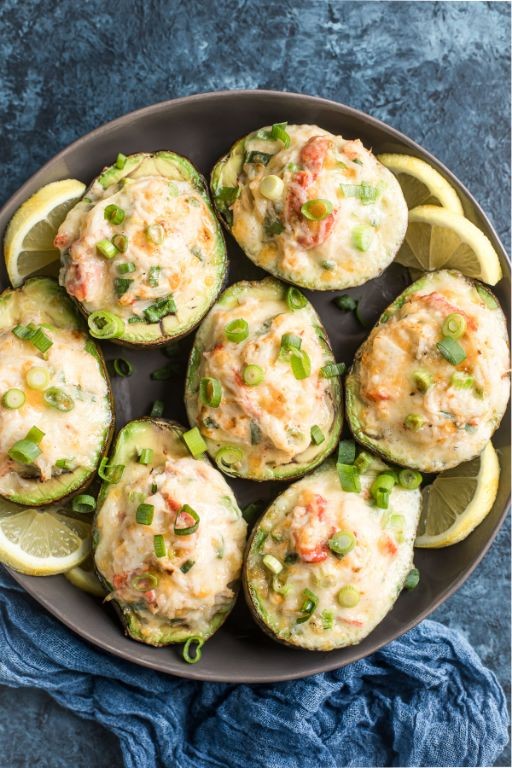 Alouette Cheese and Crab Stuffed Avocados