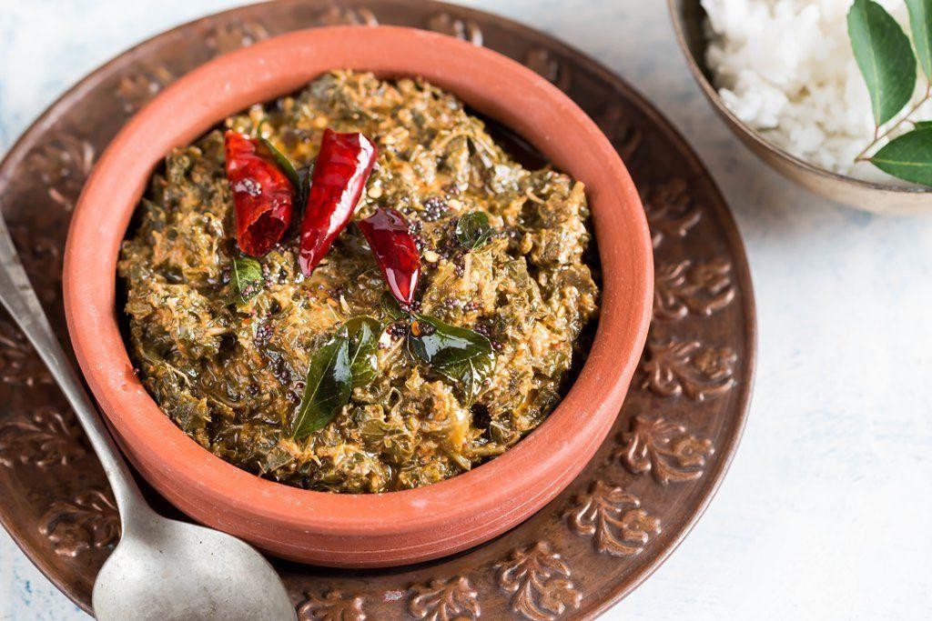 Amaranth Leaves and Coconut Milk Curry