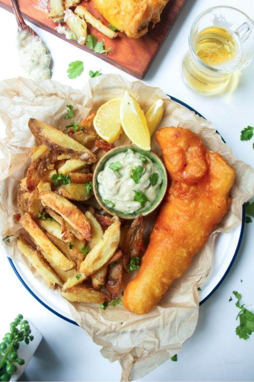 Anchor Steam Beer Battered Fish and Chips