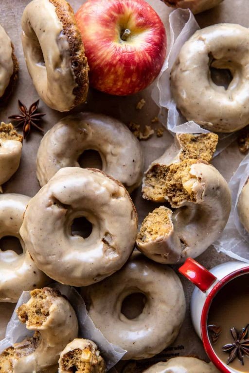 Apple Cider Cake Donuts with a Cinnamon Glaze