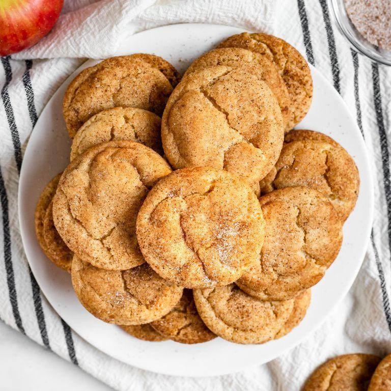 Apple Cider Snickerdoodles