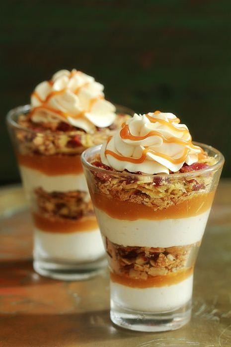 Apple Cinnamon Caramel Trifle