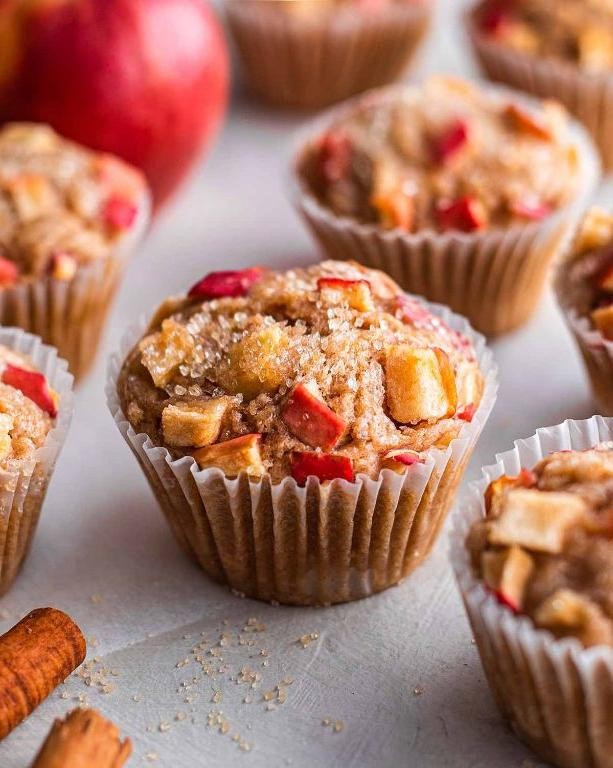 Apple Cinnamon Vegan Muffins