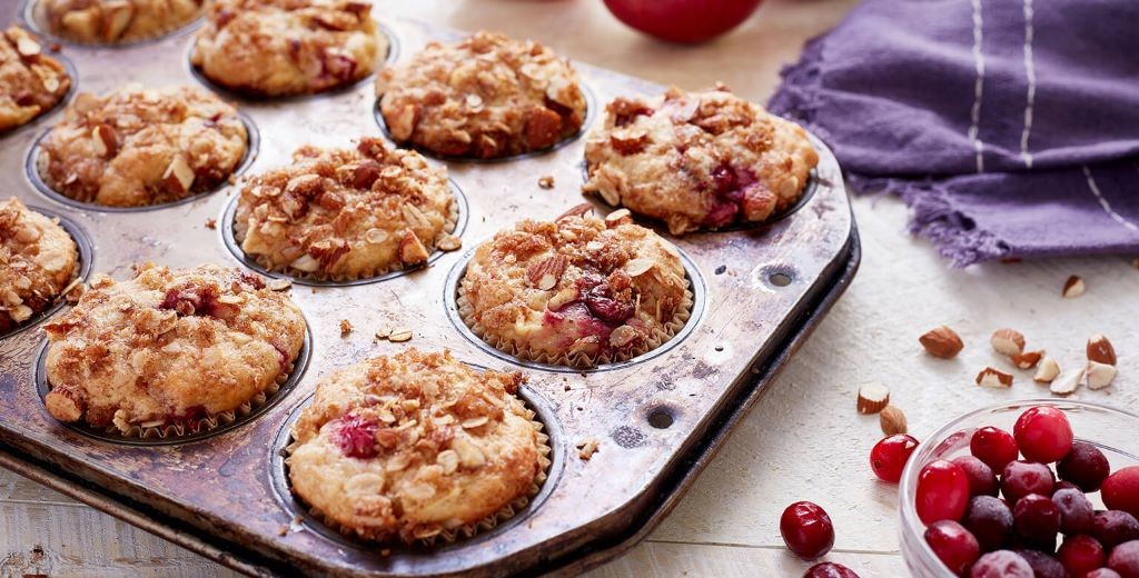 Apple Cranberry Muffins