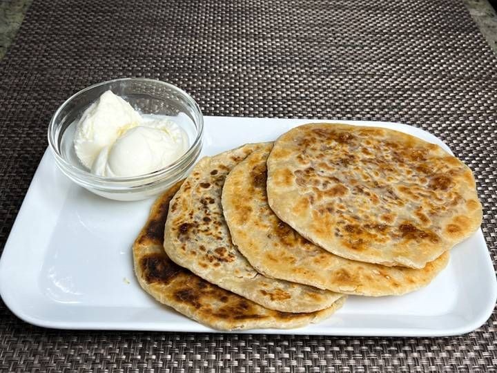 Apple Paratha with Whole Wheat Flour
