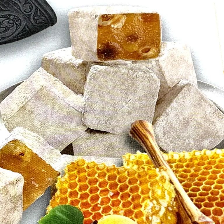 Apricot and Hazelnut Turkish Delight