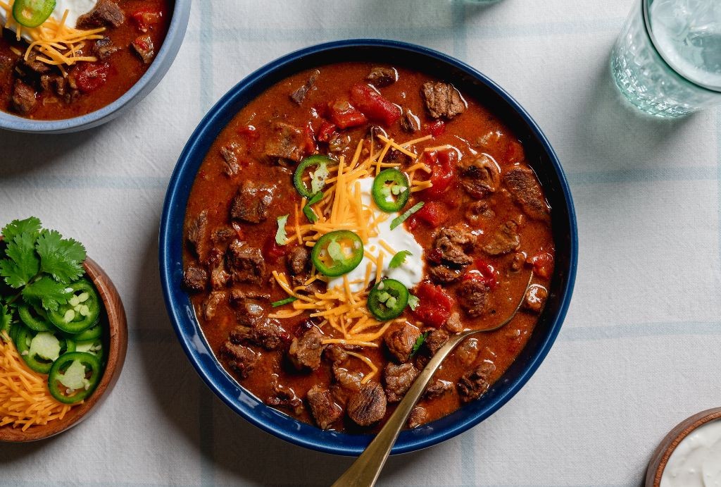 Arm Roast Chili with Beans