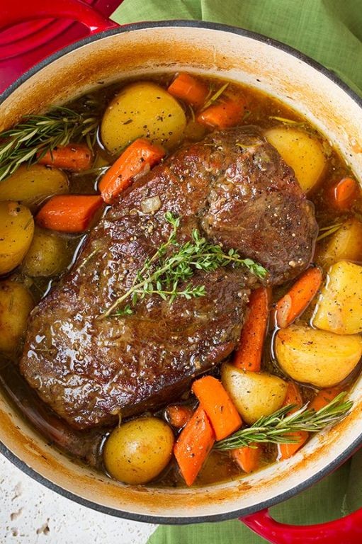 Arm Roast Pot Roast with Carrots and Potatoes