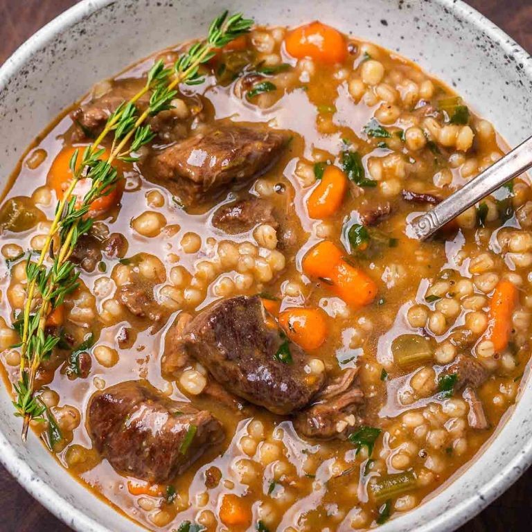 Arm Roast and Barley Soup