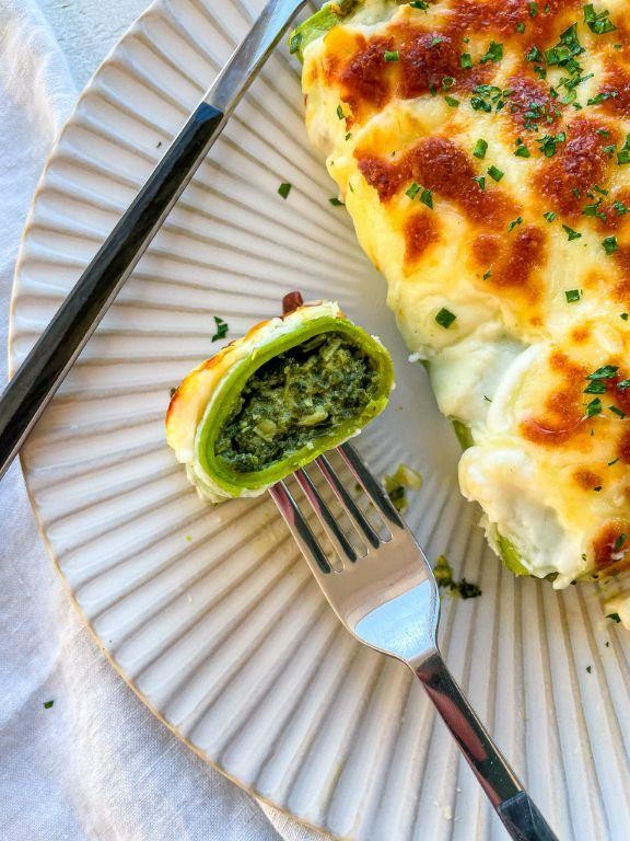 Artichoke and Spinach Cannelloni