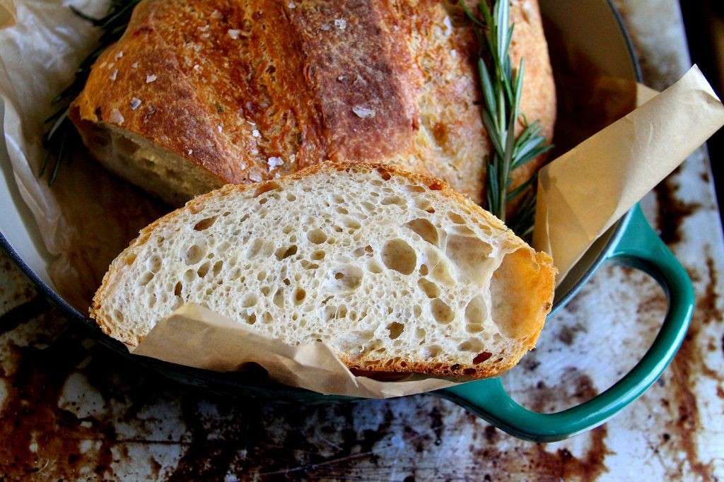 Artisan Sourdough Bread with Rosemary and Sea Salt
