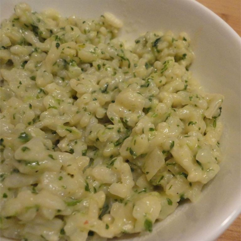 Arugula and Parmesan Risotto