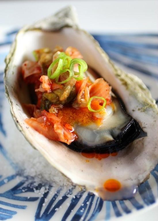 Asian Glazed Grilled Oysters
