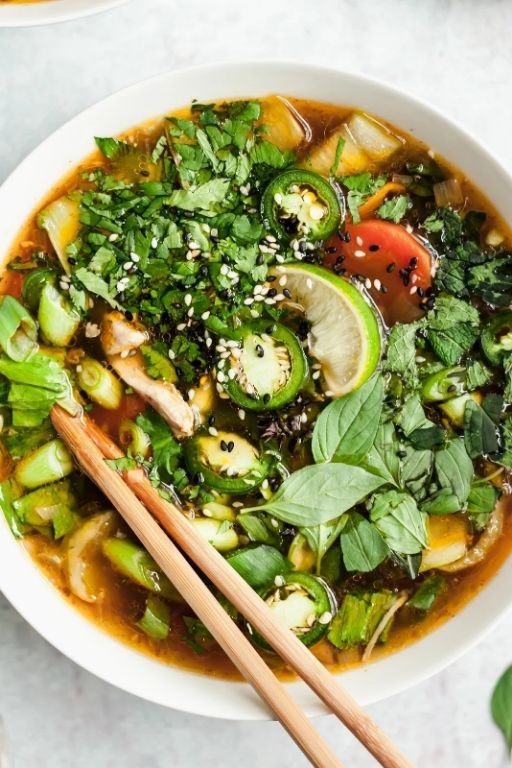Asian-Inspired Bok Choy Chicken Soup