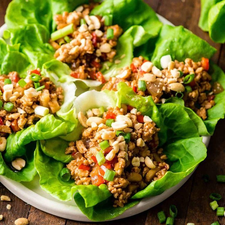 Asian-Inspired Chicken Lettuce Wrap