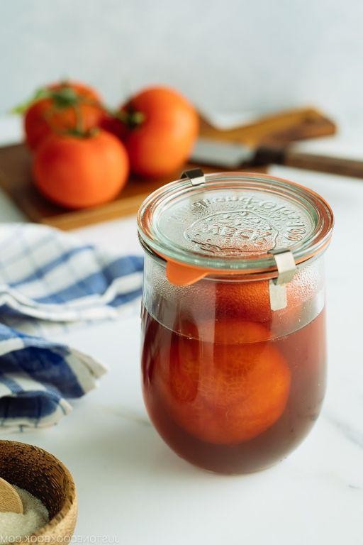Asian-Inspired Pickled Tomatoes with Soy and Ginger