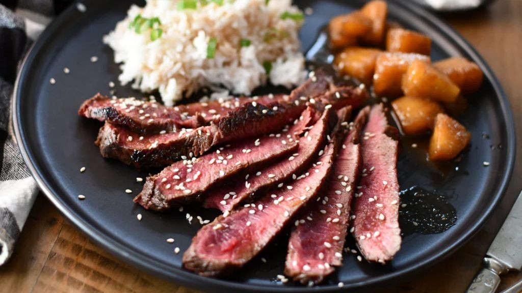 Asian-Style Marinated Flat Iron Steak