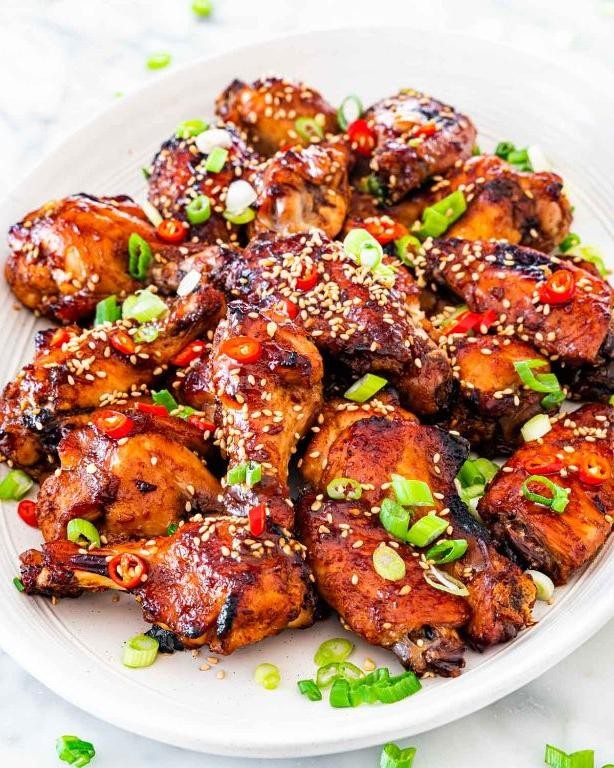Asian-Style Mild Wings with Sesame