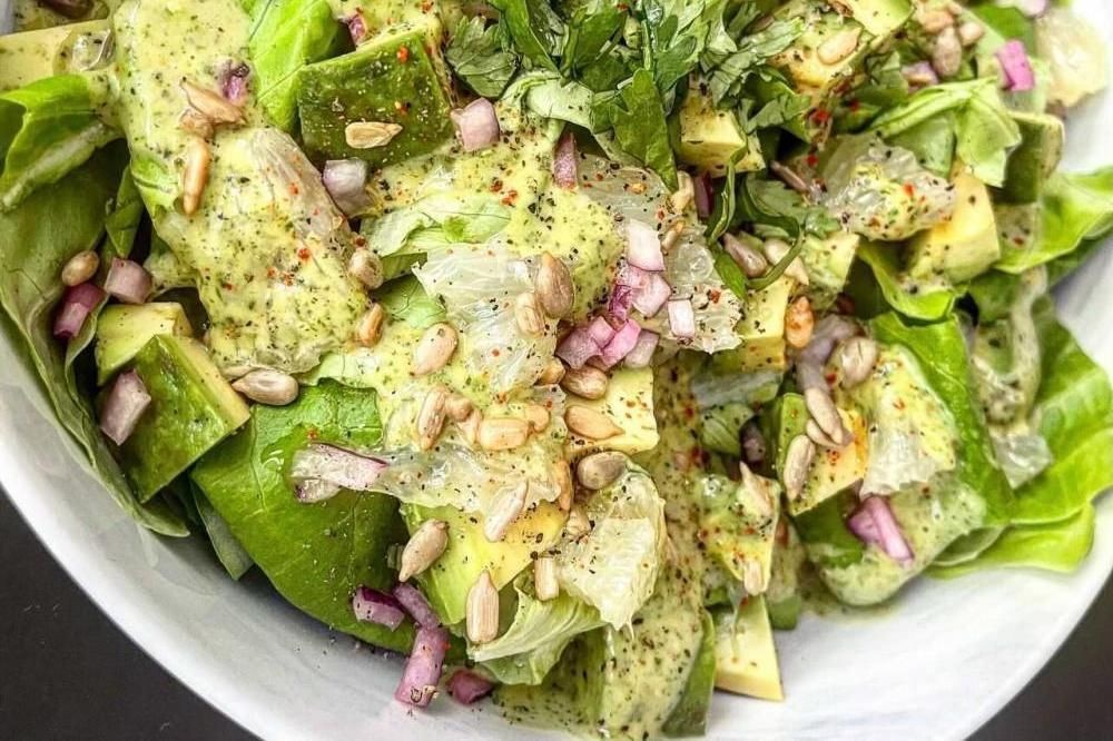 Avocado and Butter Lettuce Salad with Lime Dressing