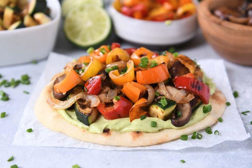 Avocado and Lime Flatbread