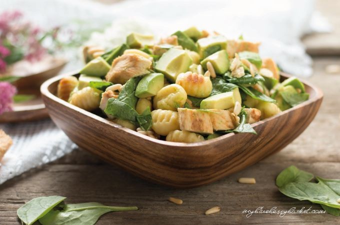 Avocado and Lime Gnocchi Salad