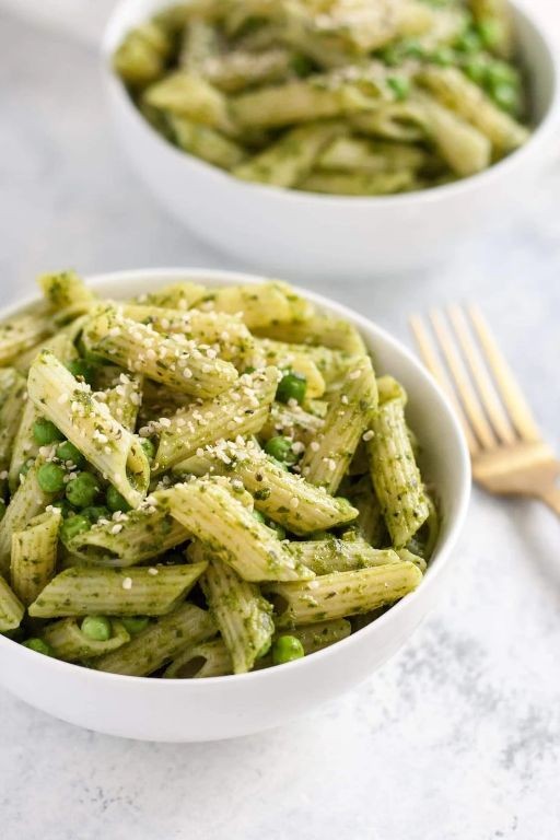 Avocado and Pesto Whole Wheat Pasta Bake