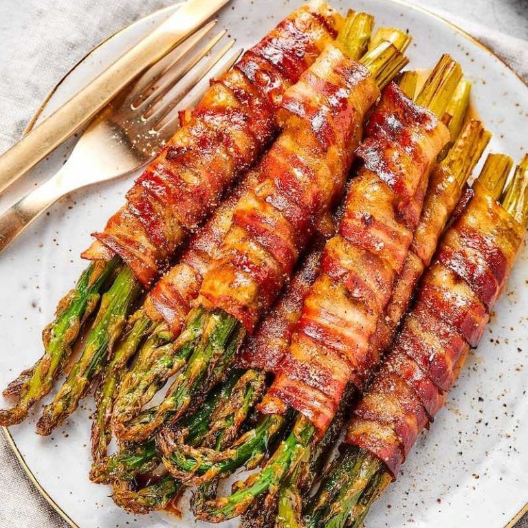 BBQ Bacon Wrapped Asparagus