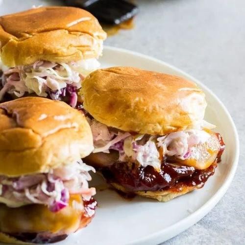 BBQ Boneless Chicken Thigh Sliders