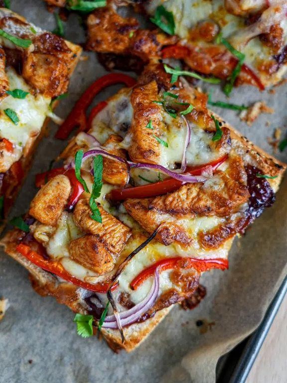 BBQ Chicken Flatbread Pizza