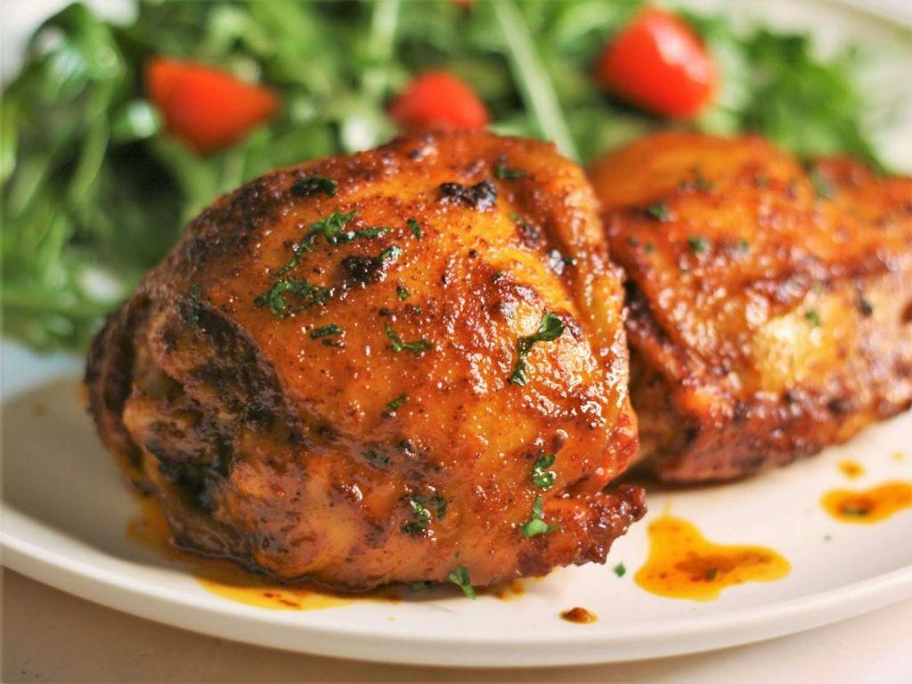 BBQ Chicken Thighs with Smoked Paprika