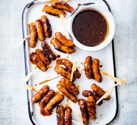 BBQ Cocktail Sausage Skewers