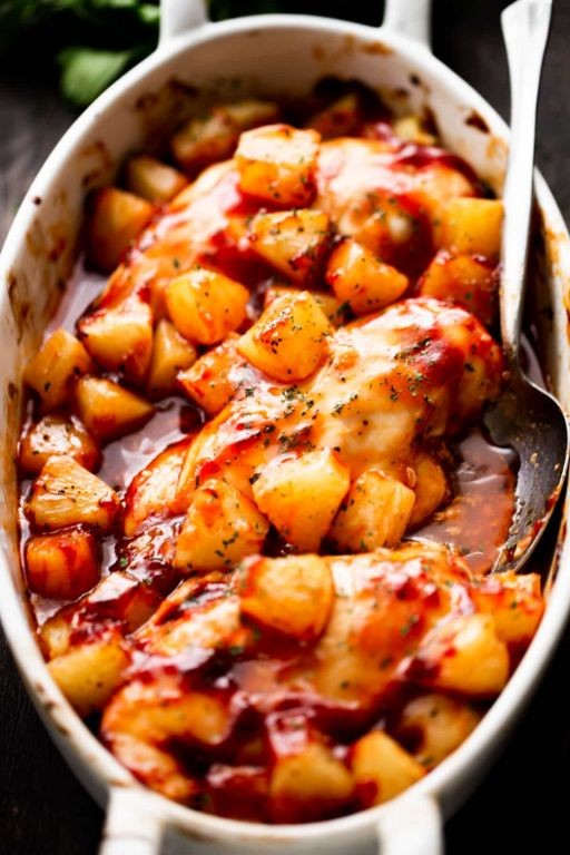 BBQ Pineapple Healthy Chicken Marinade